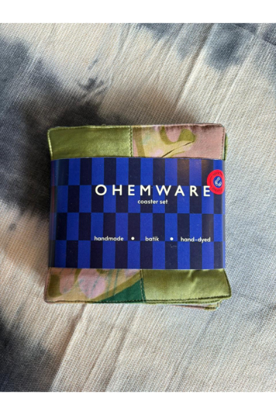 Batik Coaster (Set of 6) - Moss